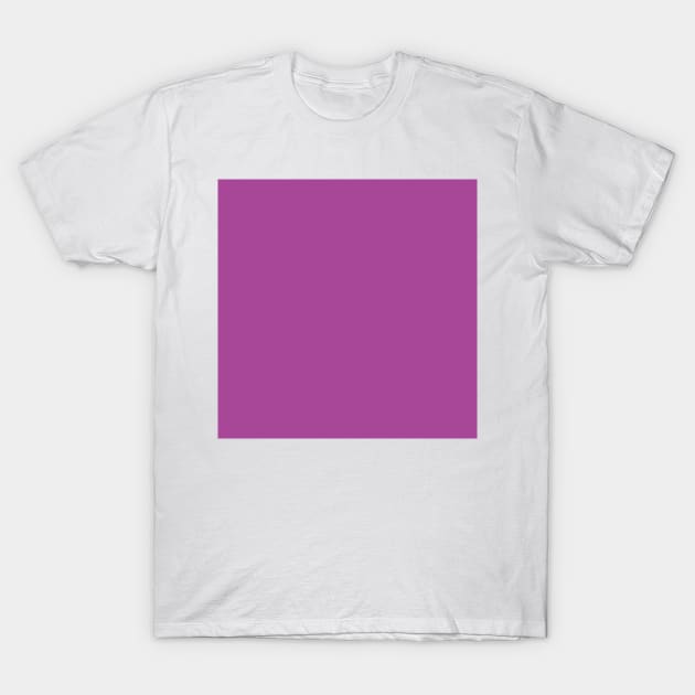 Solid Berry Light Purple  Monochrome Minimal Design T-Shirt by HiddenPuppets